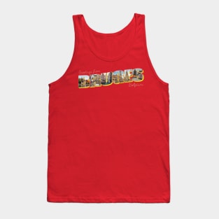 Greetings from Bruges in Belgium Vintage style retro souvenir Tank Top